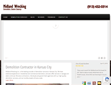 Tablet Screenshot of midlandwrecking.com